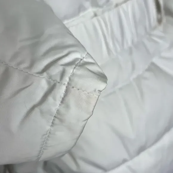 NFL New England Patriots Puffer Jacket Womens Medium Belted Hooded Fleece Parka - Picture 15 of 15